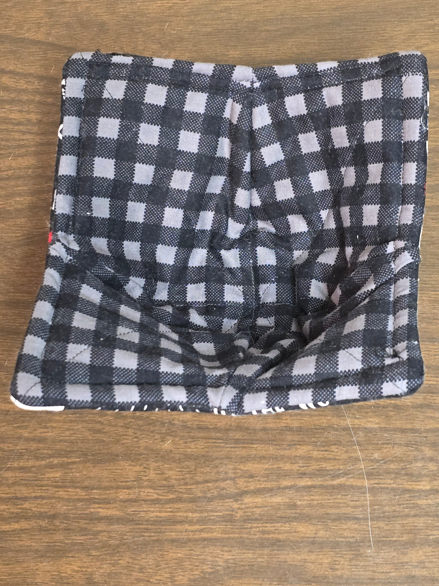 Microwavable Cozy Bowl-Outdoorsman with grey plaid