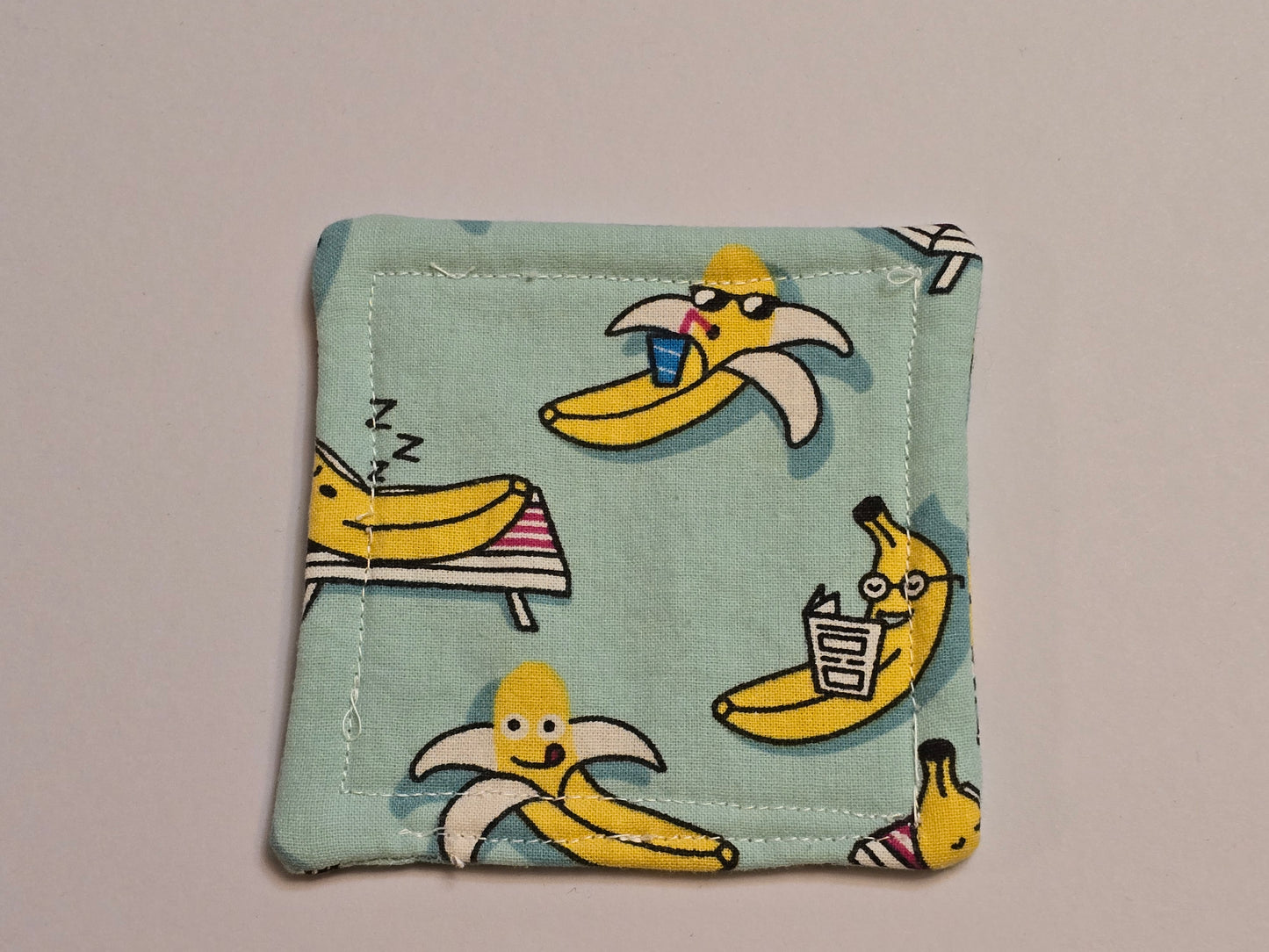 Coaster-Summer bananas/double sided