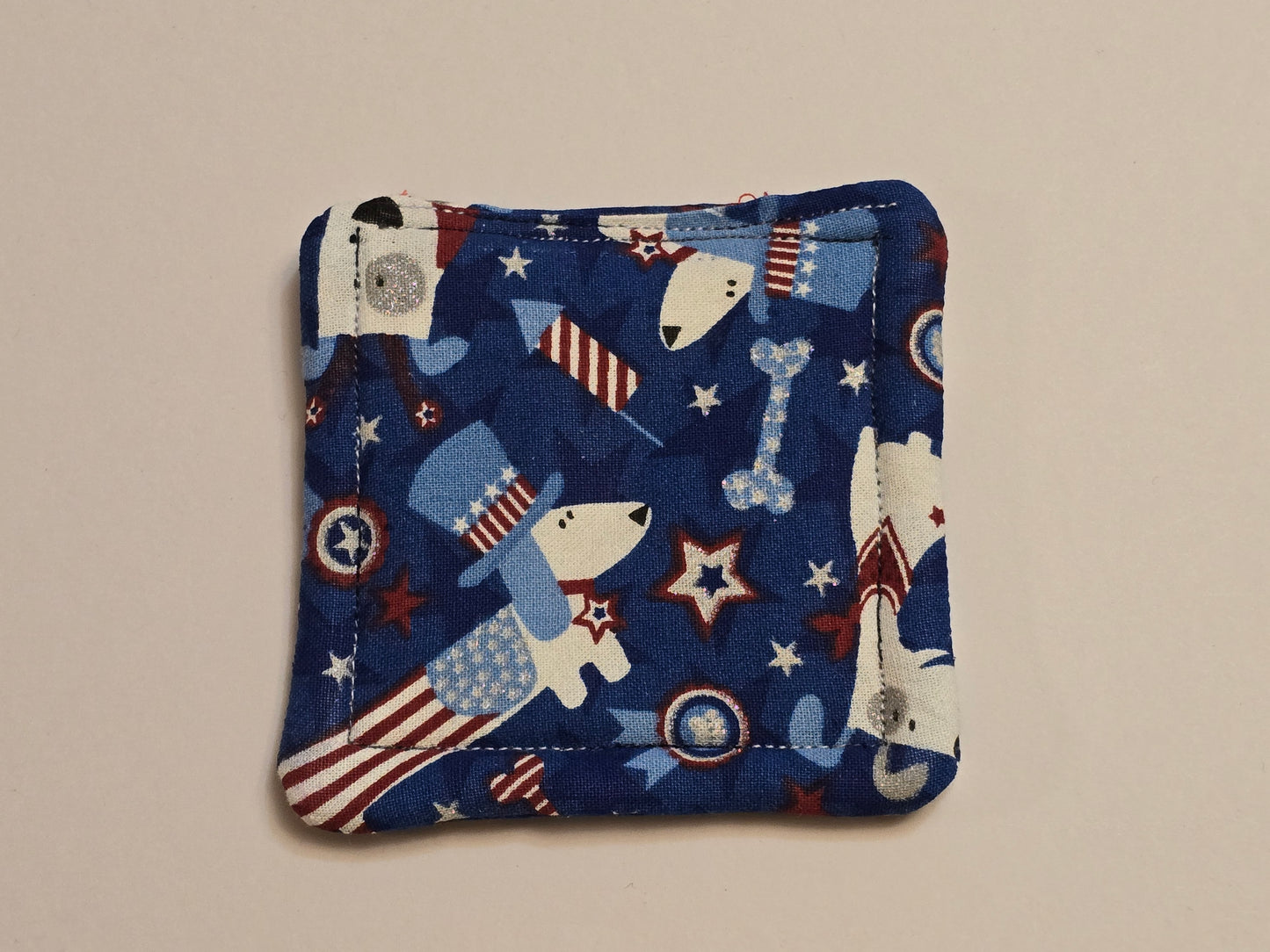 Coaster-4th of July dogs