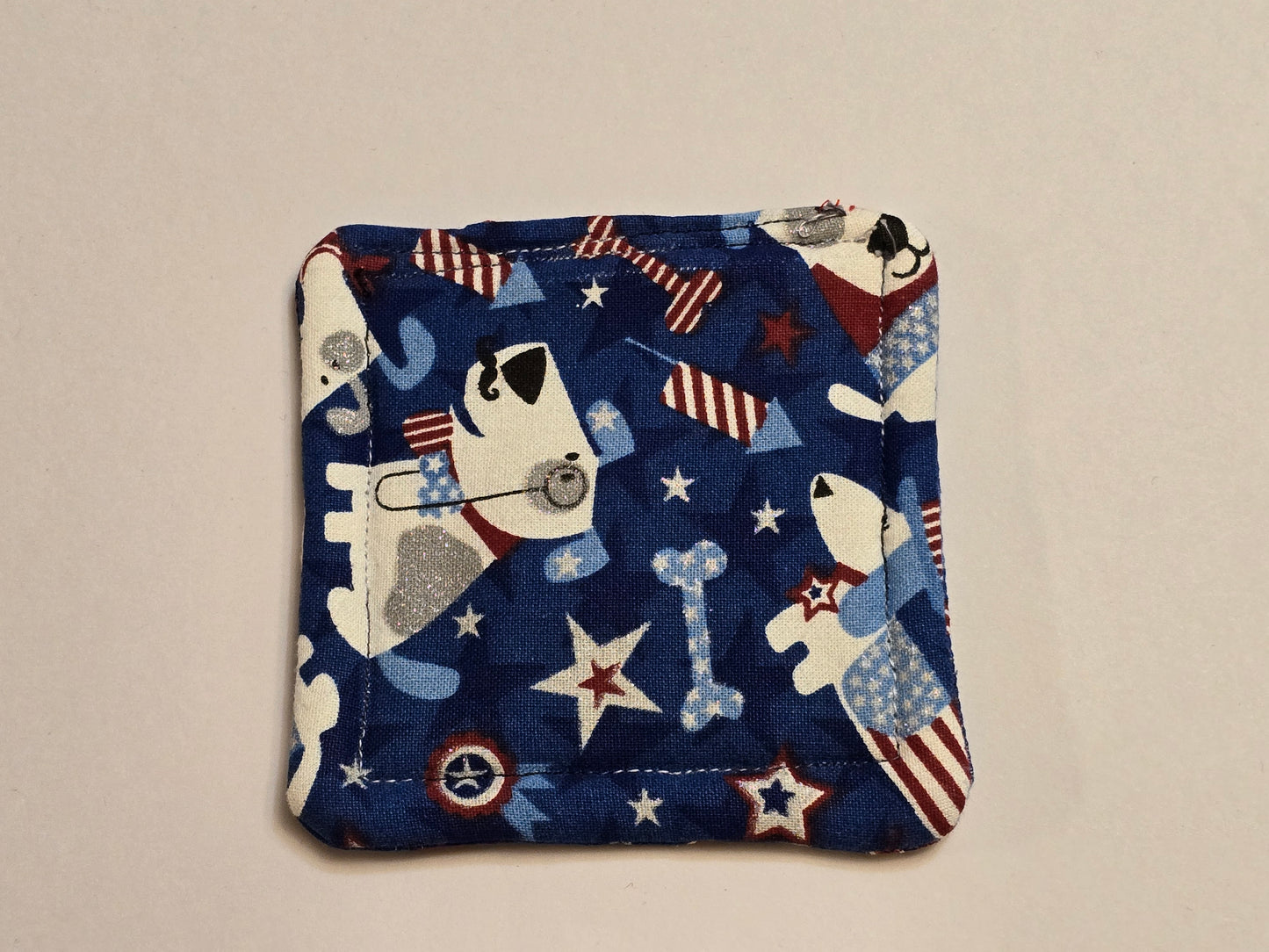 Coaster-4th of July dogs