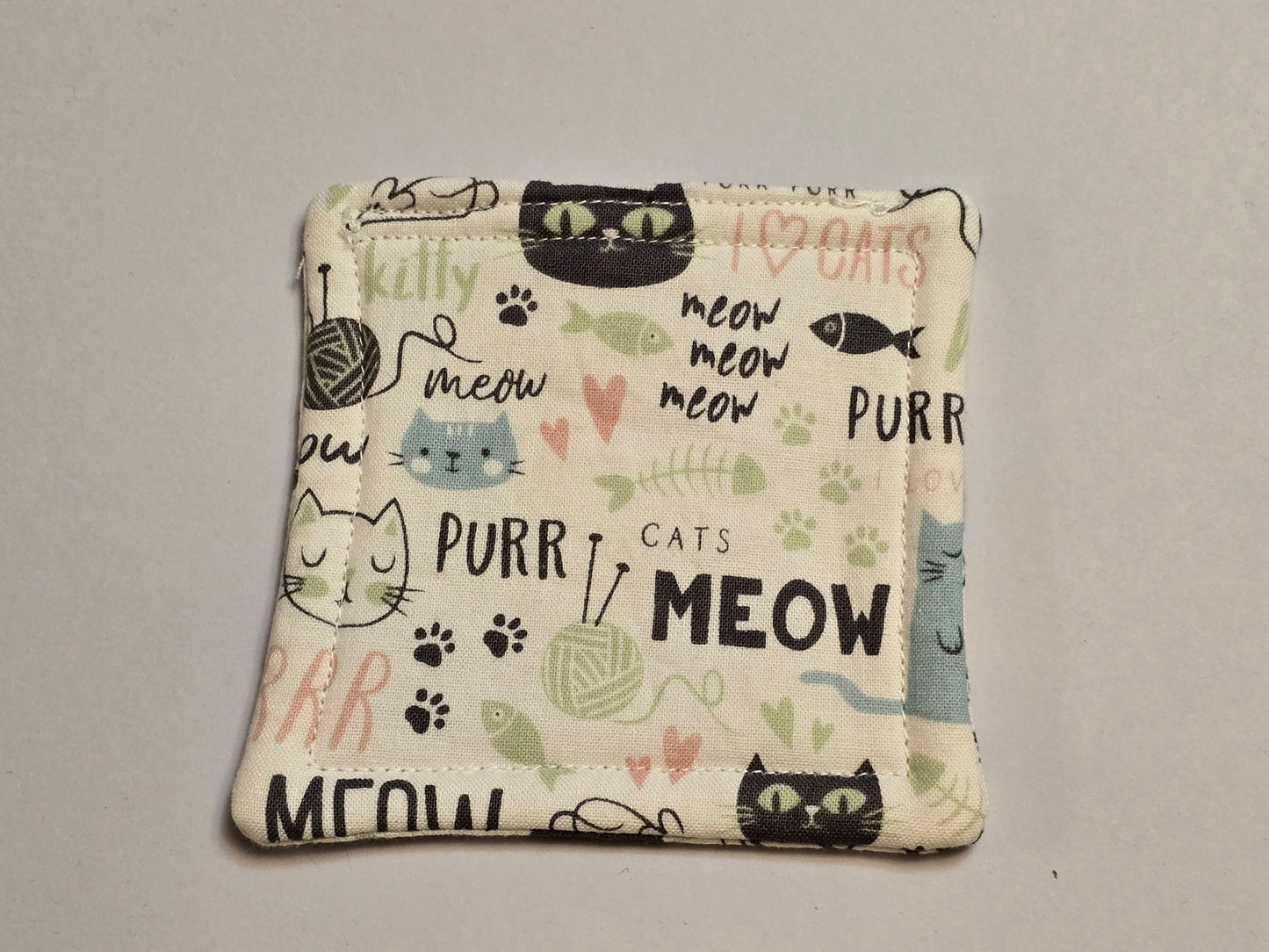 Coaster-Cat/double sided