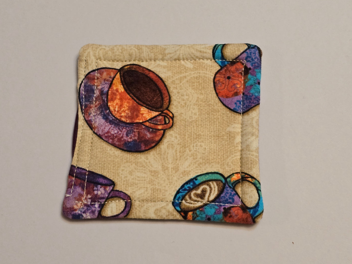 Coaster-Coffee cup/purple