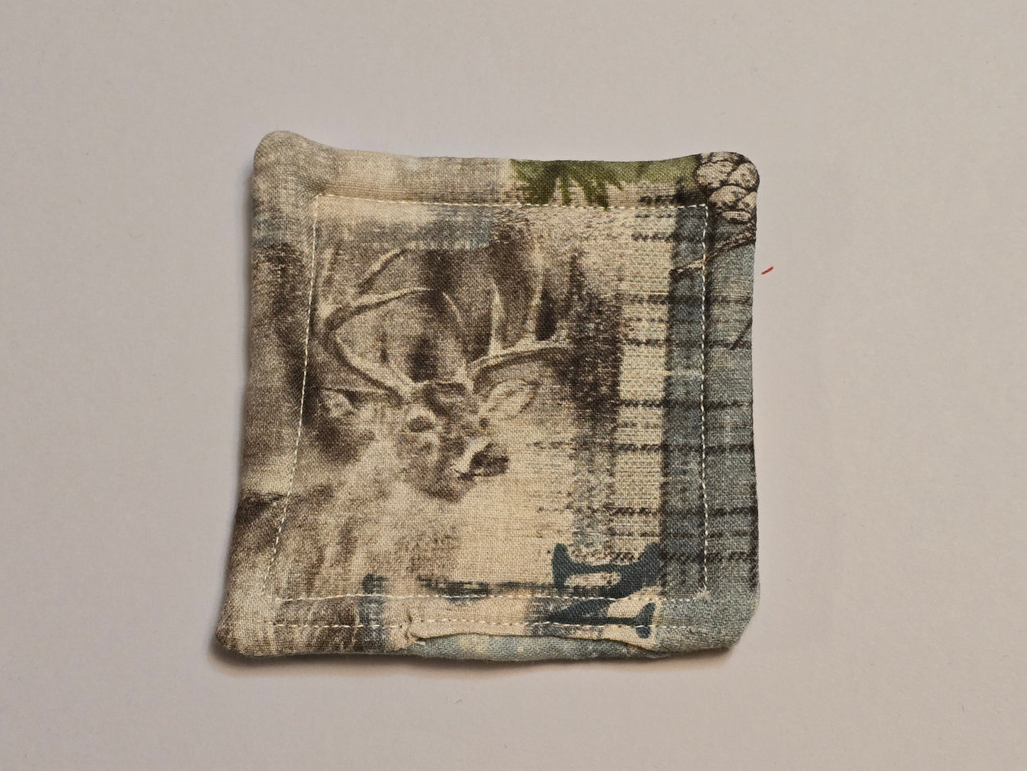 Coaster-Nature with blue splatter