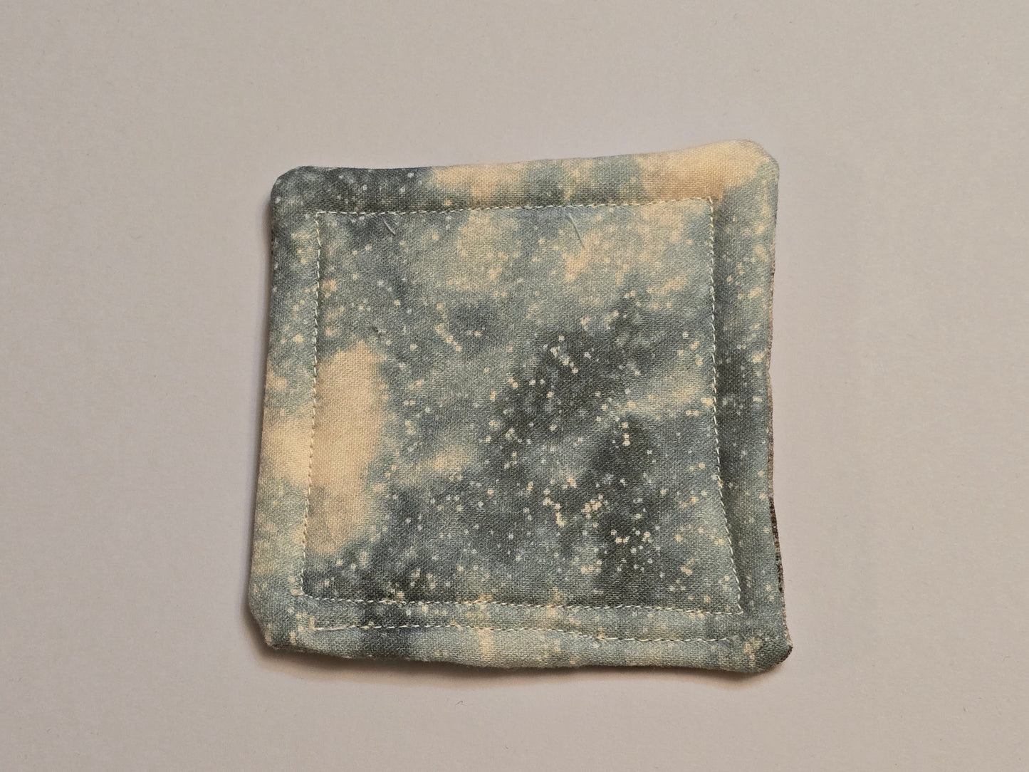 Coaster-Nature with blue splatter