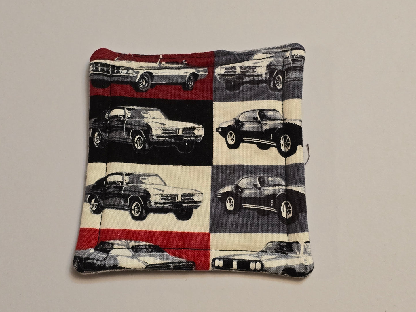 Coaster-Classic cars grey diamond steel plated