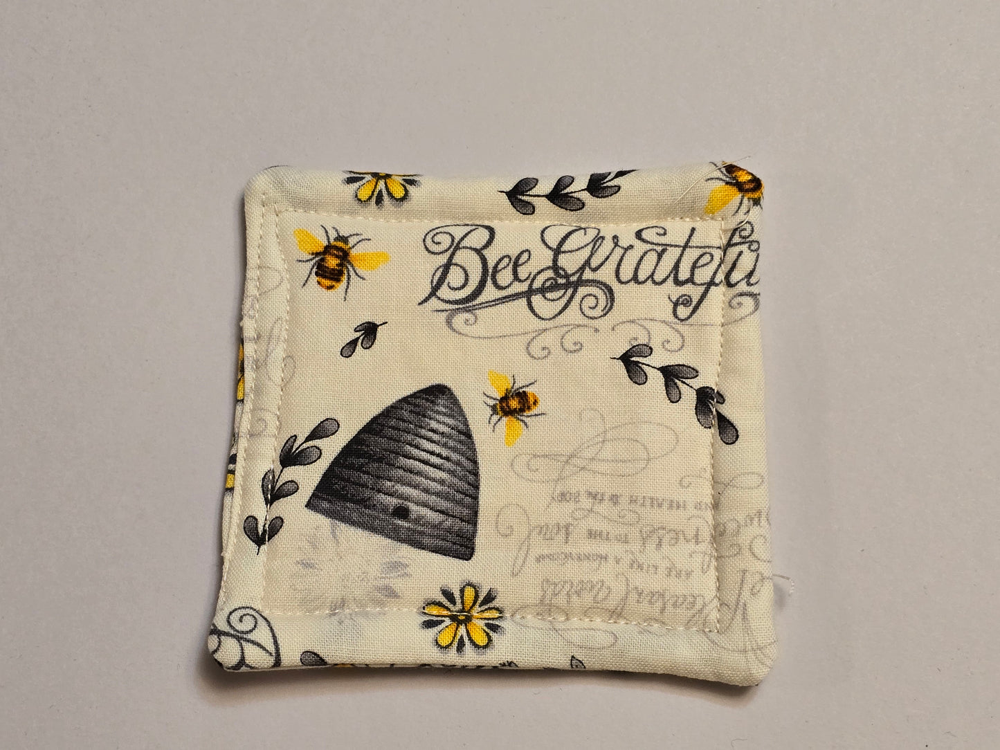 Coaster-Bee grateful double sided
