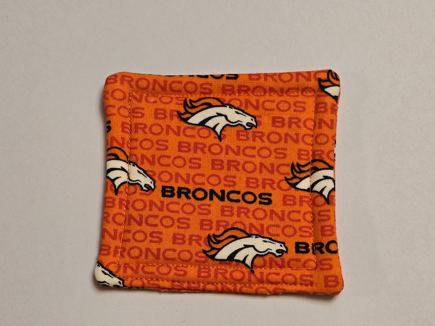 Coaster-Denver Bronco logo double sided