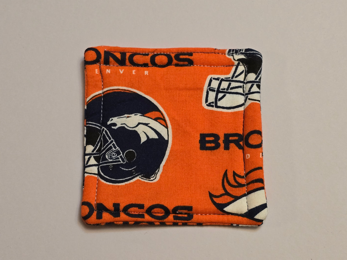 Coaster-Denver Bronco helmet and horse double sided
