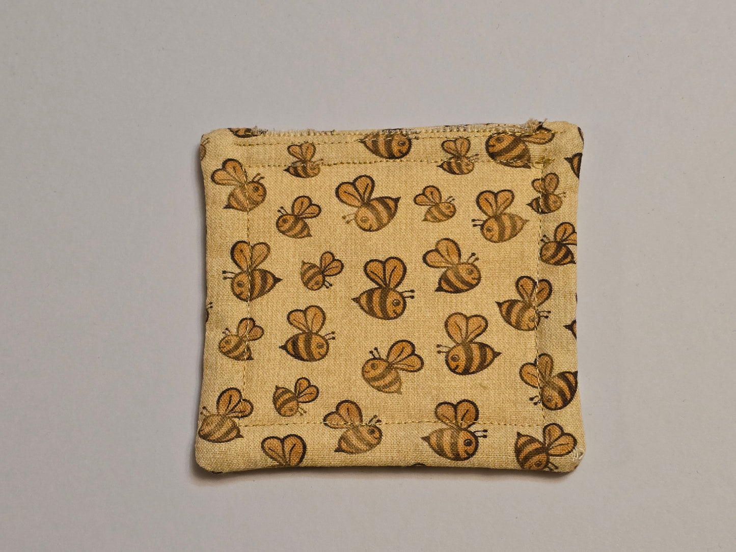 Coaster-Bee/brown and gold double sided