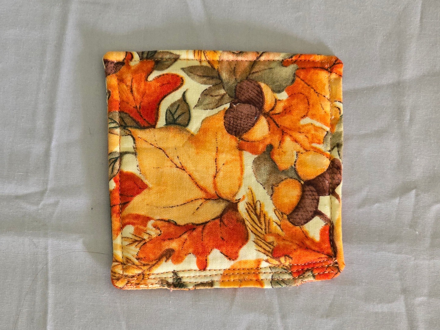Coaster - Fall Leaves with Acorns