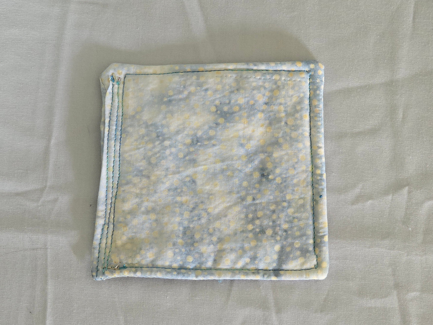 Coaster - Blue and White Splatter