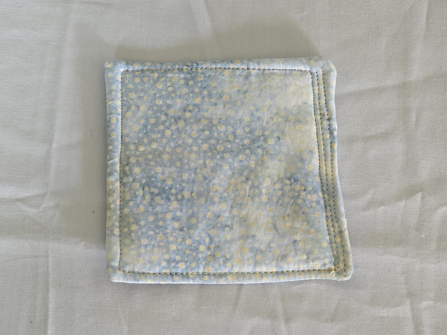 Coaster - Blue and White Splatter