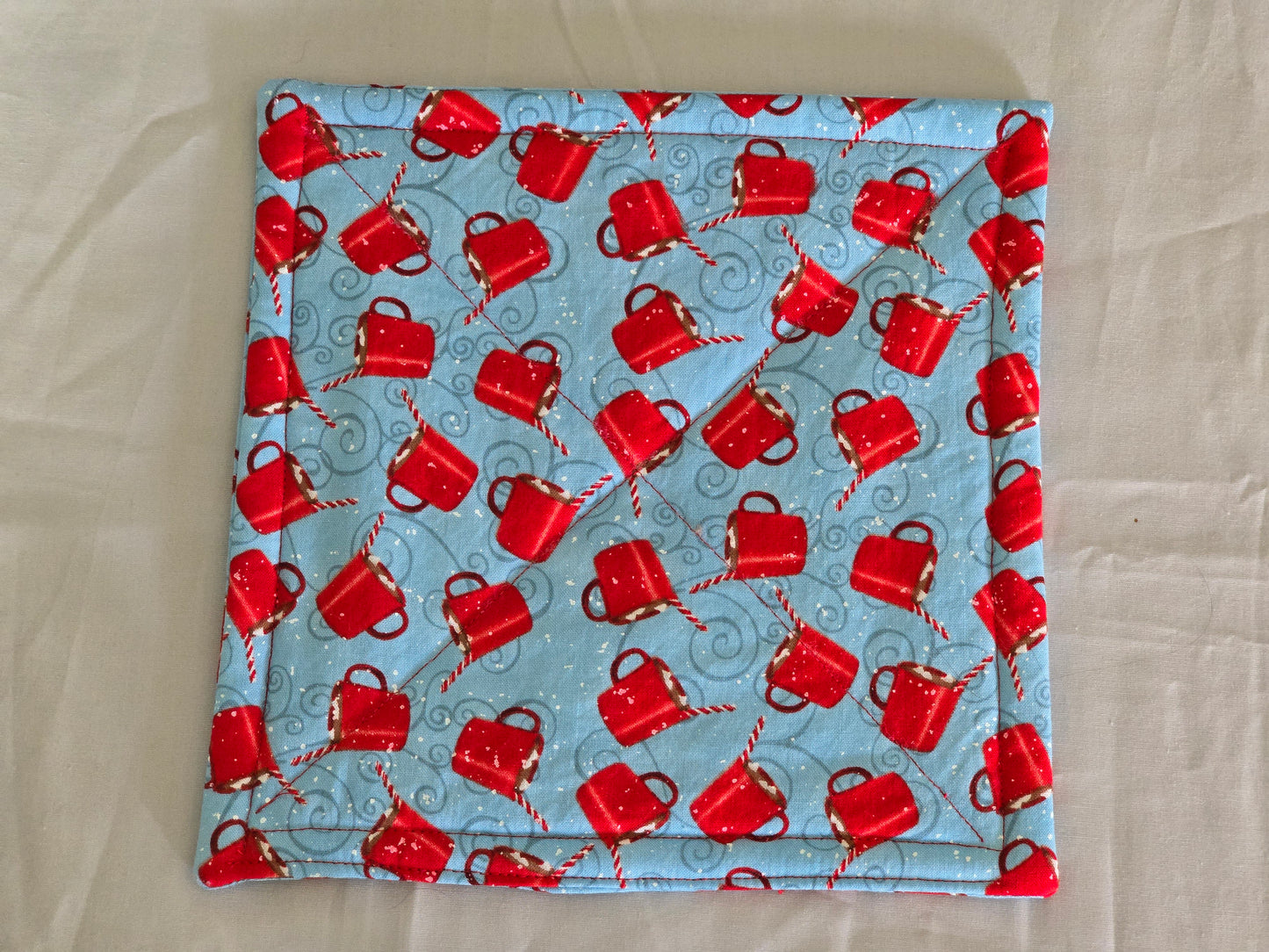 Pot-Holder Winter Hot Coco