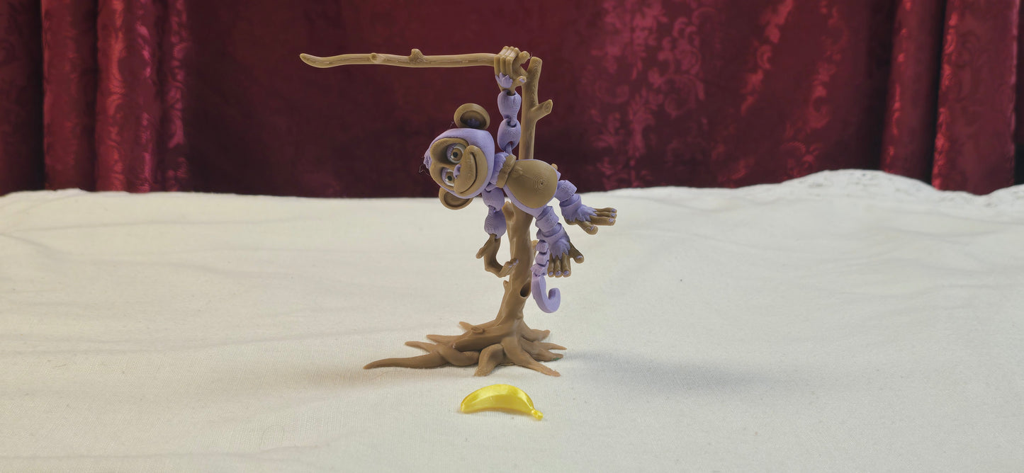 3D Monkey in Tree