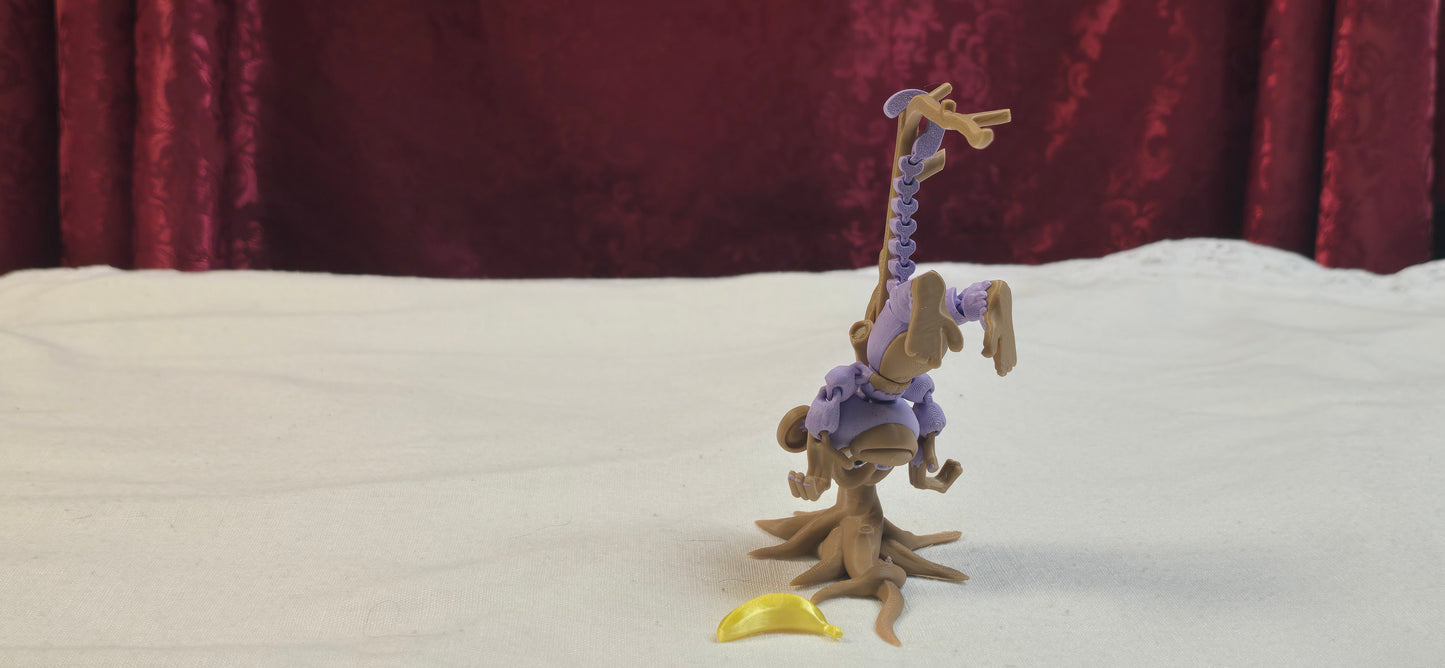 3D Monkey in Tree