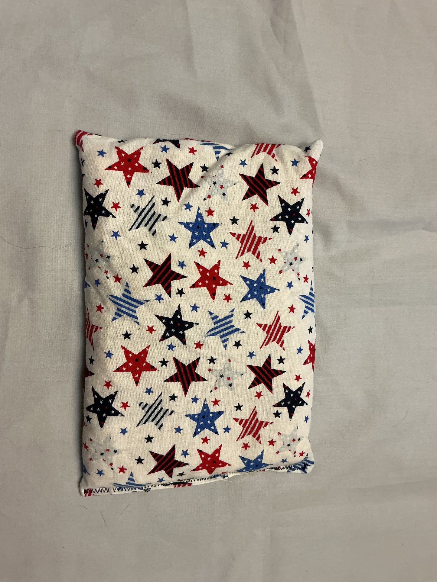 Corn bag heat therapy-4th of July stars
