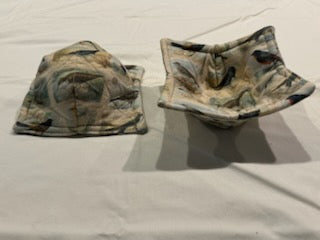 Microwaveable Cozy Bowl - Double-sided Birds