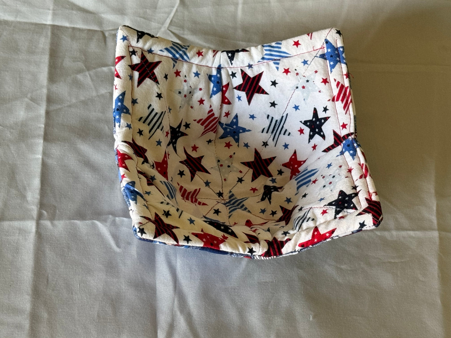 Microwavable Cozy Bowl-4th of July Gnomes-stars