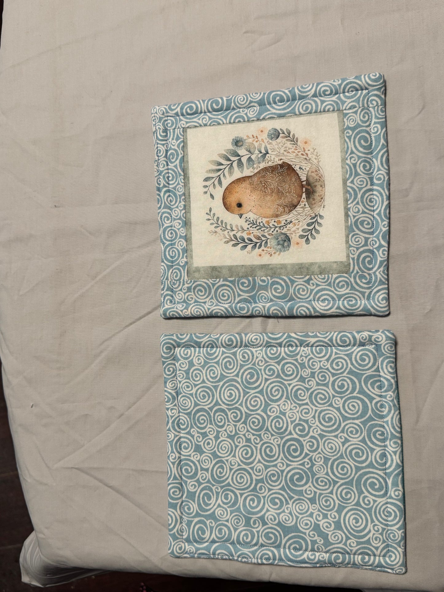 Pot-holder-Wild birds