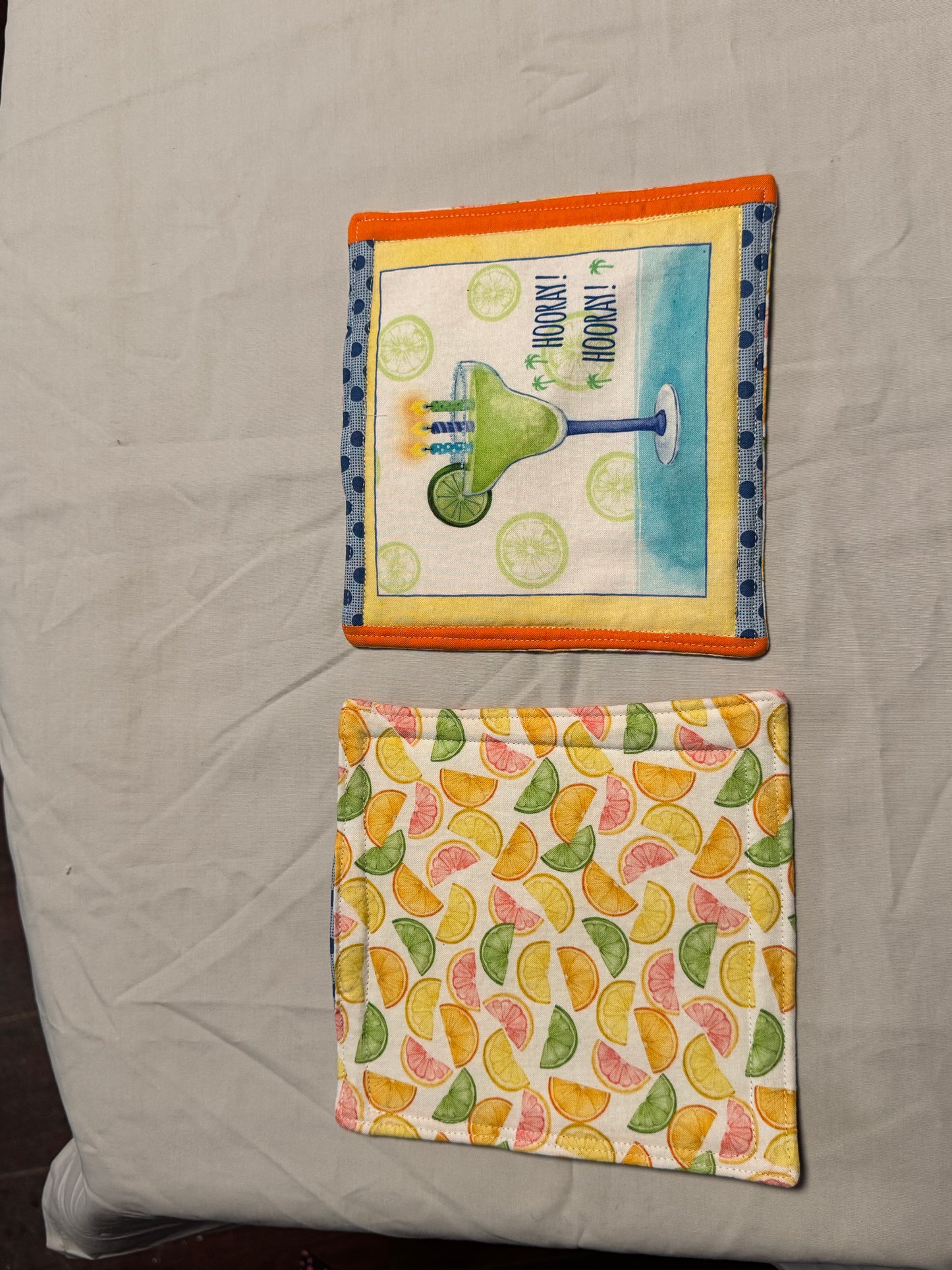 Pot-Holder-hooray hooray/stripes/lemon lime