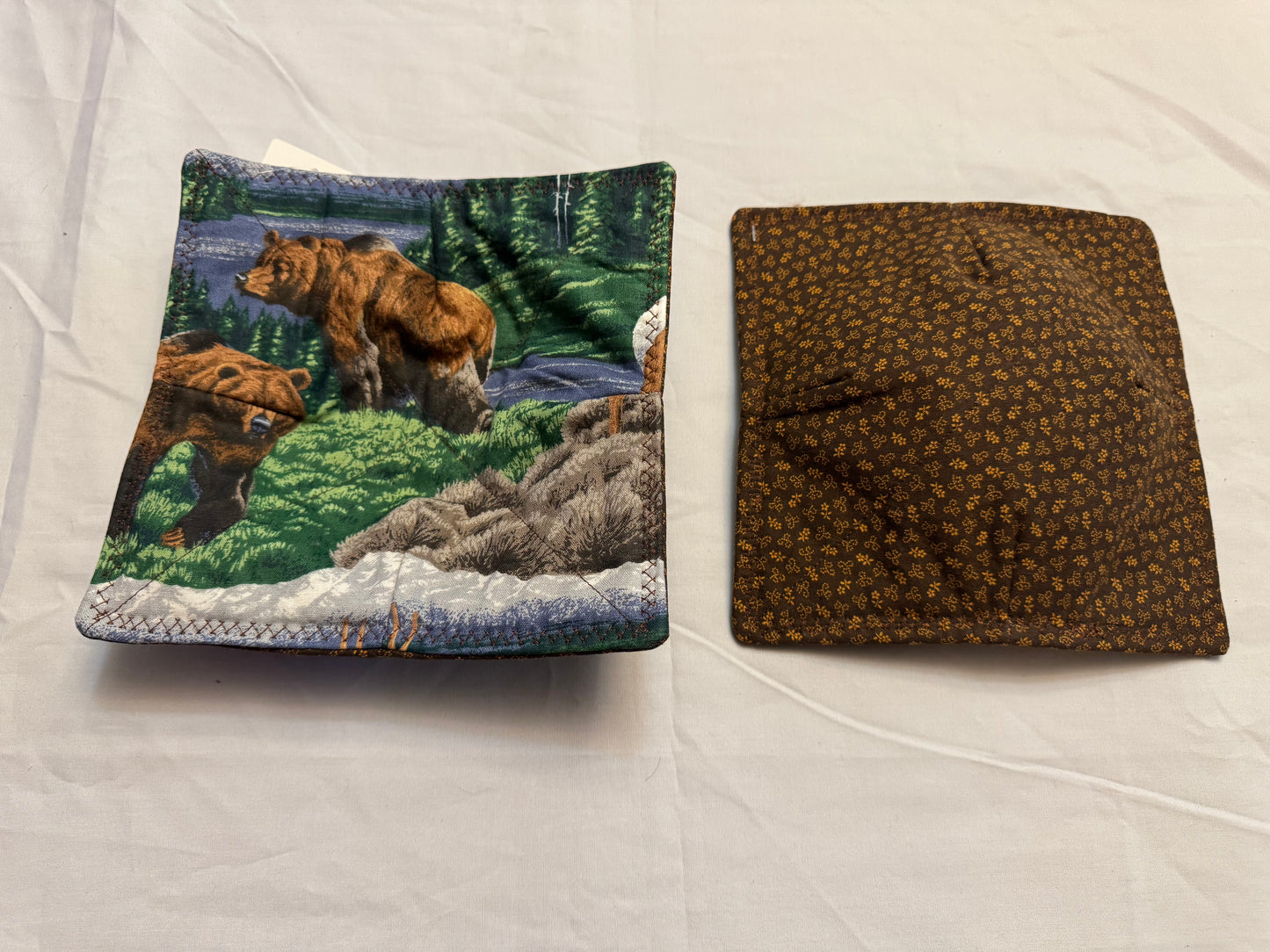 Plate cozy-Wildlife animals-bears
