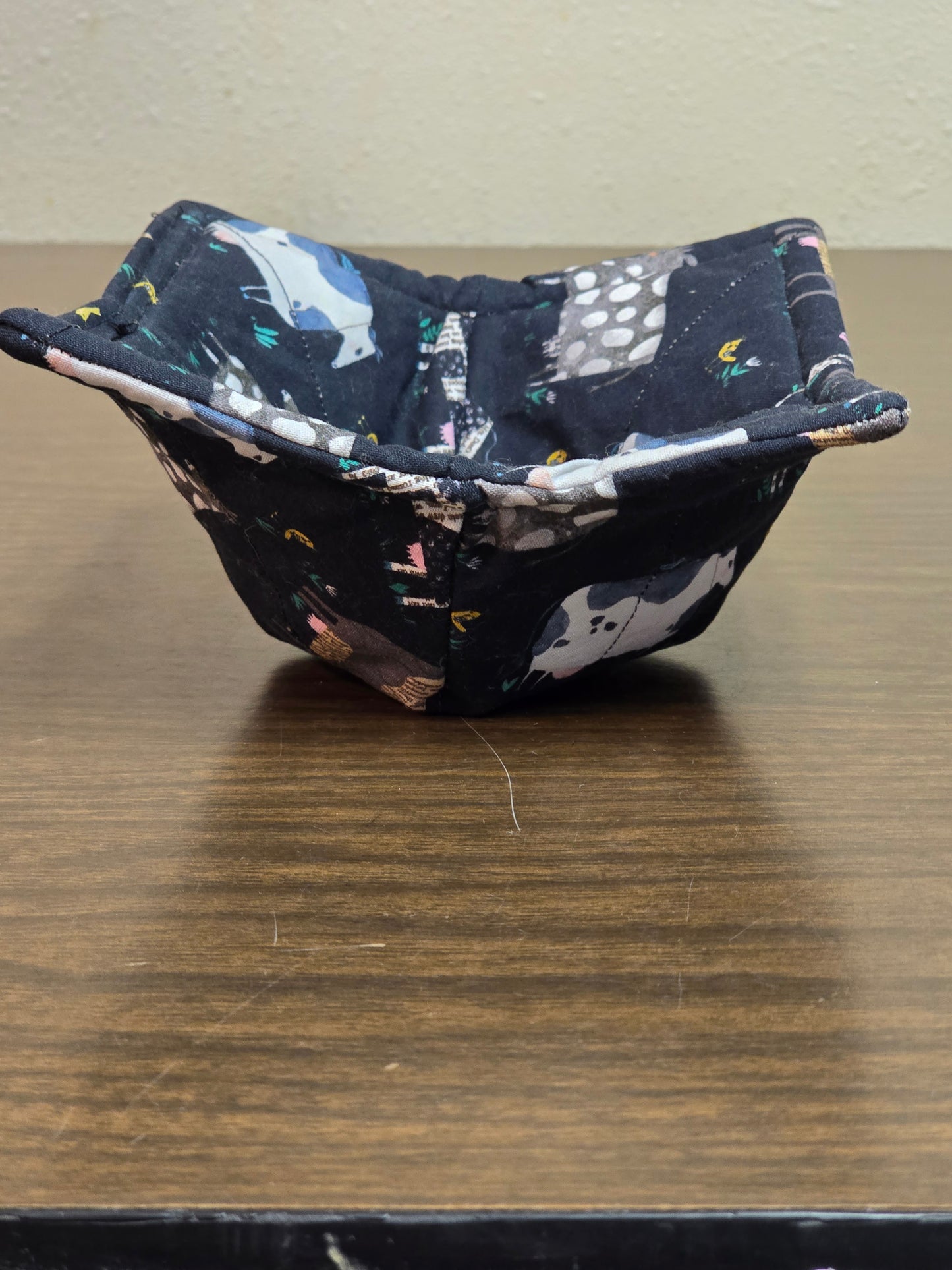 Microwavable Cozy Bowl-Cows double sided