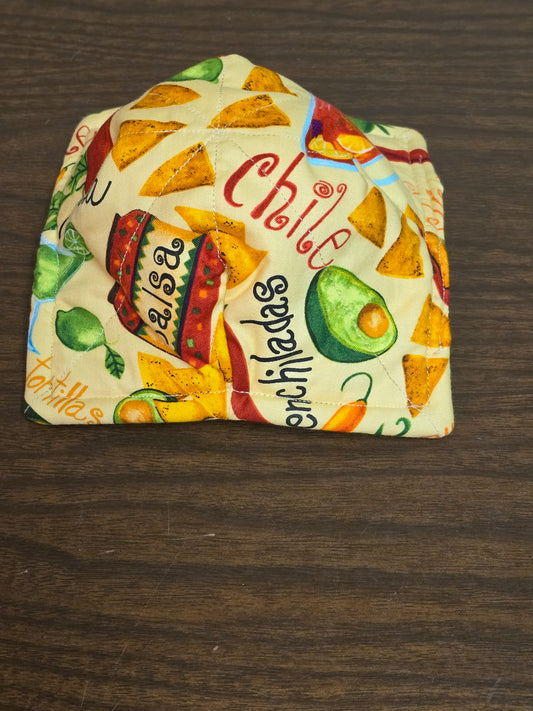 Microwavable Cozy Bowl-Salsa and chips double sided