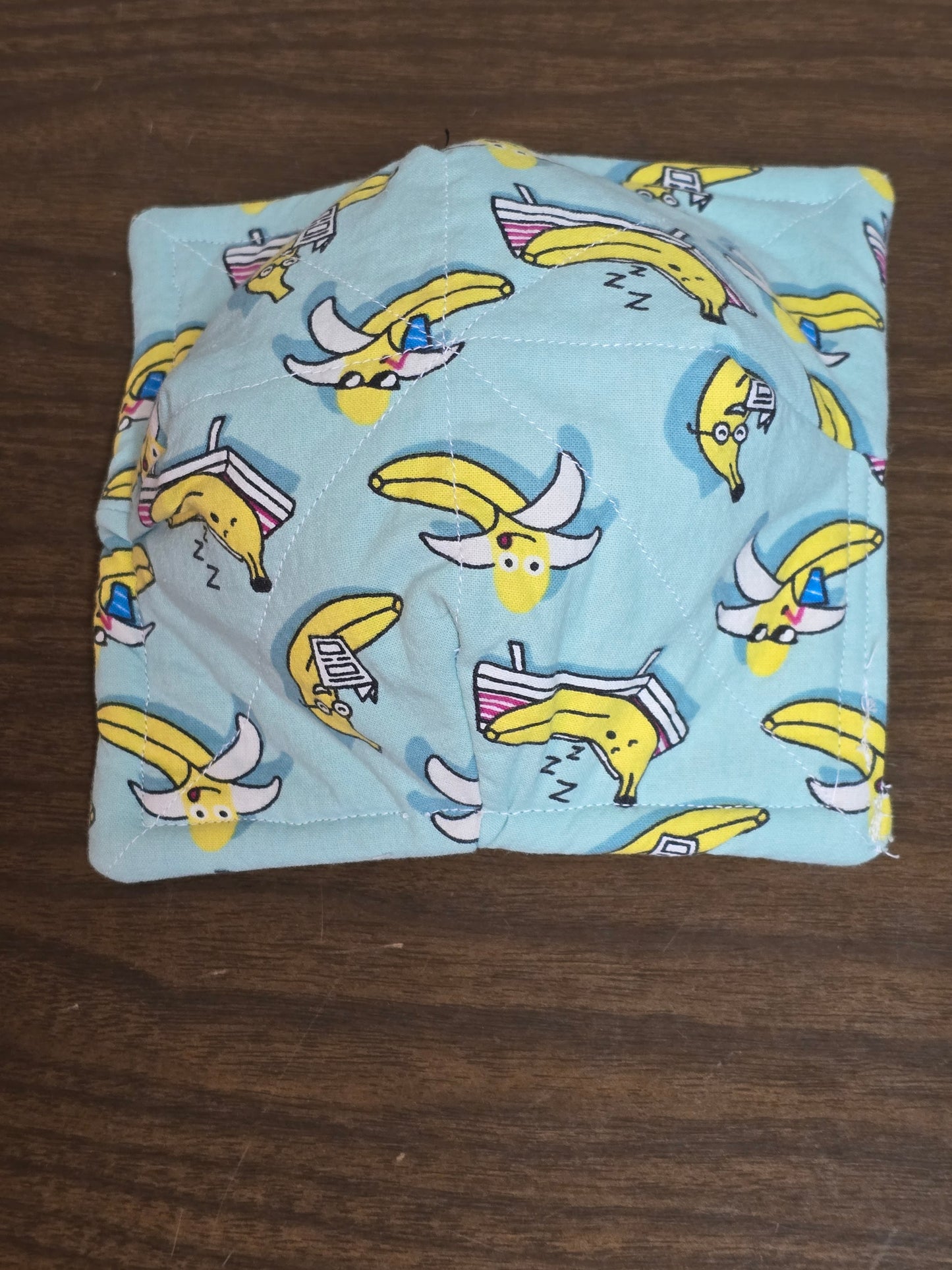 Microwavable Cozy Bowl-Summer bananas double sided