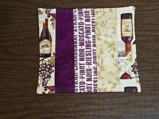 Pot-Holder-wine with purple