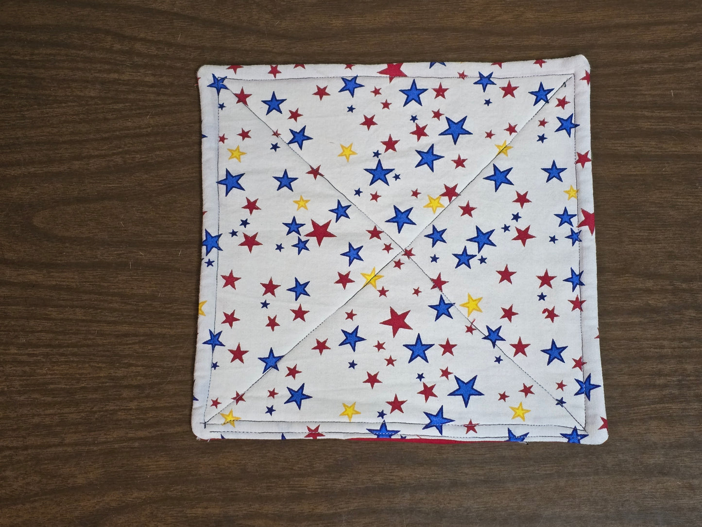 Pot-Holder-4th of July stars-red