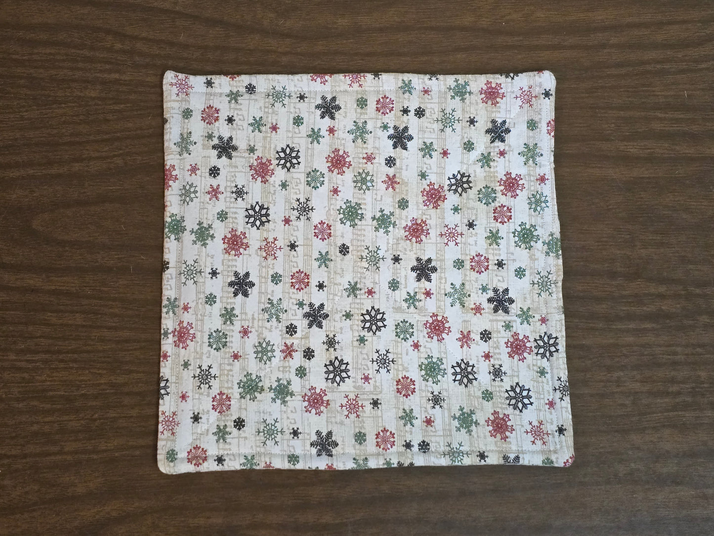 Pot-Holder-Christmas snow flake