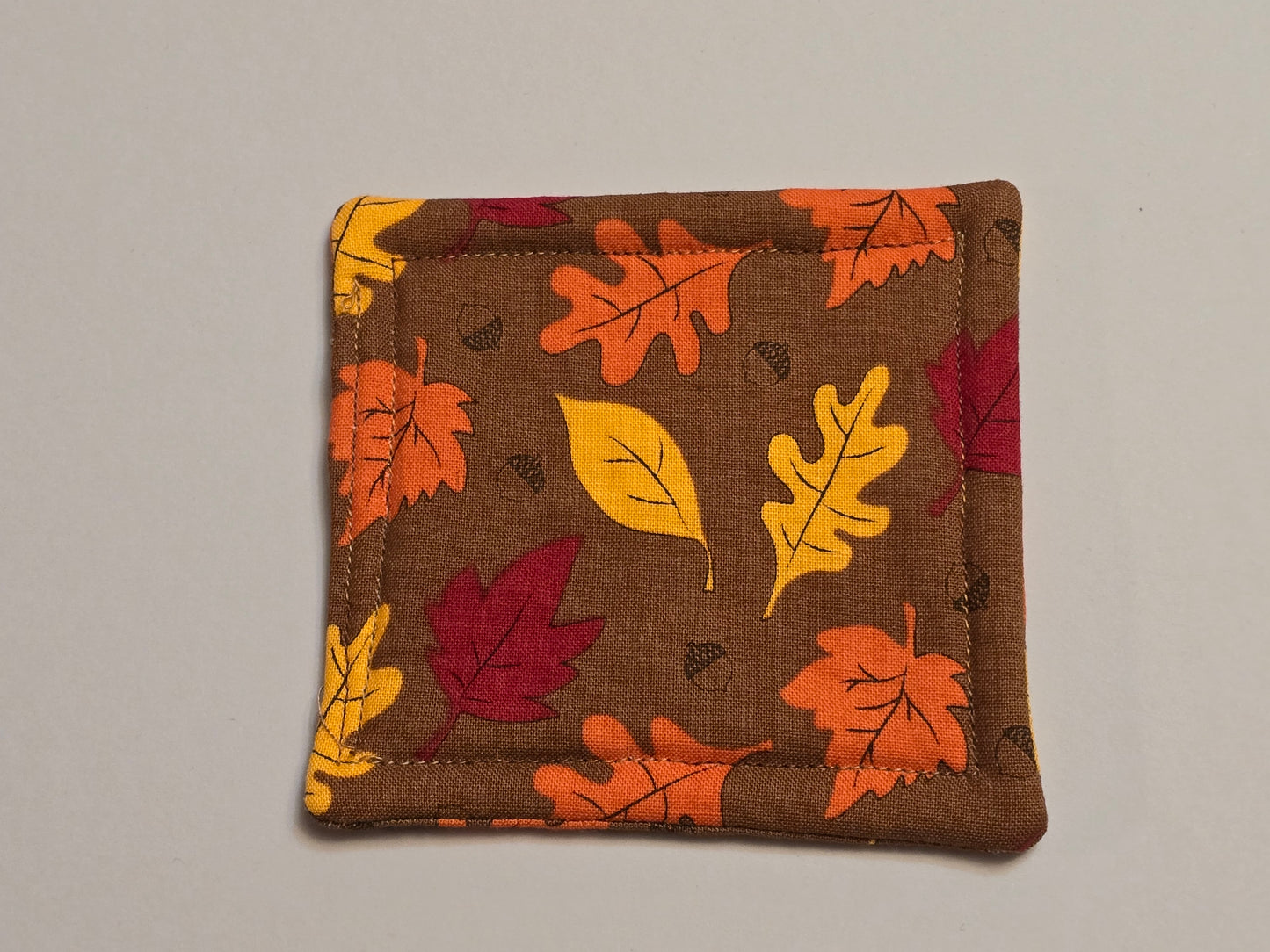 Coaster-Fall leaves/double sided