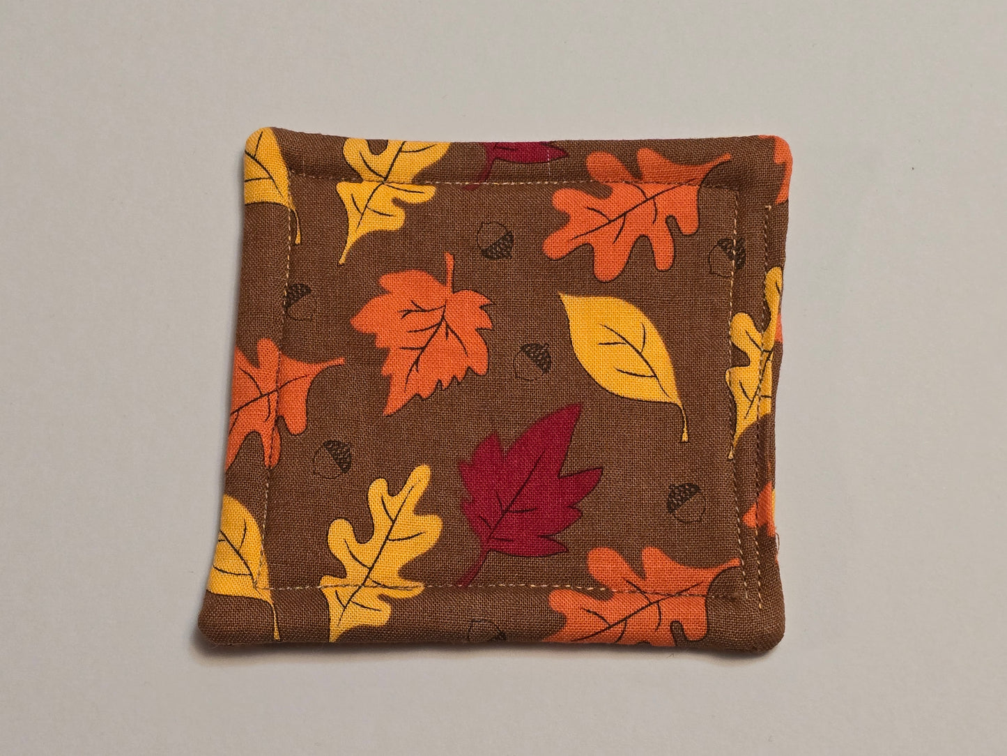 Coaster-Fall leaves/double sided