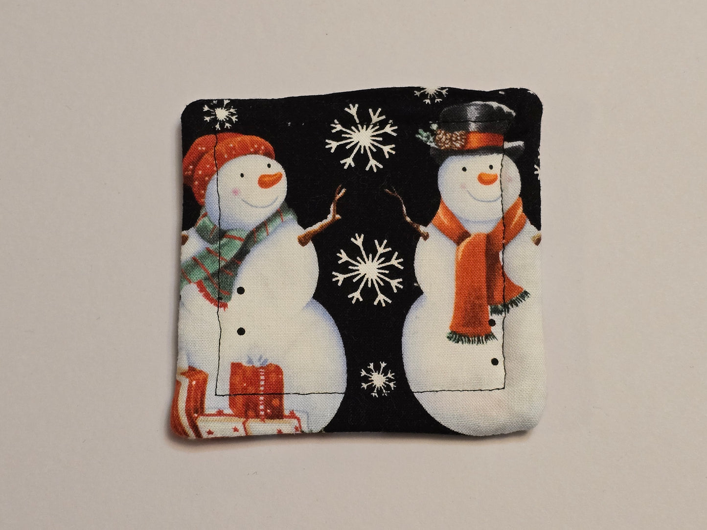 Coaster-Christmas snowman/snowflake/double sided