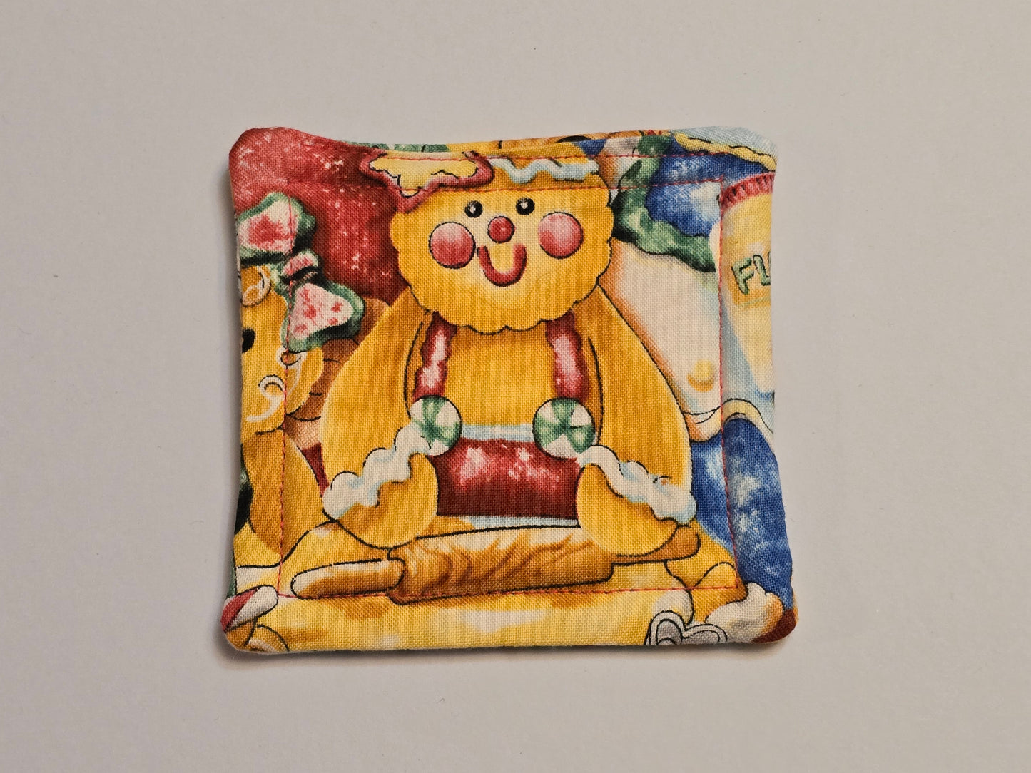 Coaster-Christmas ginger bread/double sided