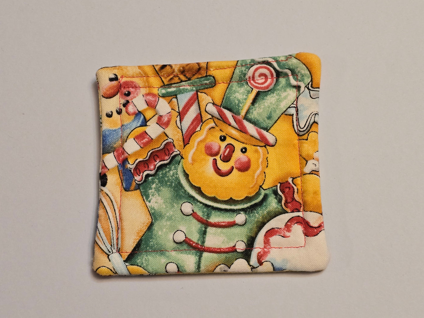 Coaster-Christmas ginger bread/double sided