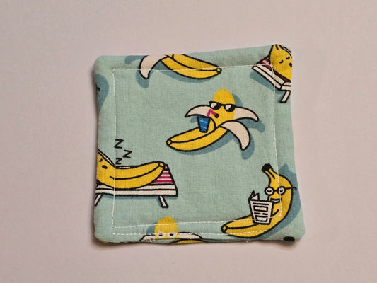 Coaster-Summer bananas/double sided