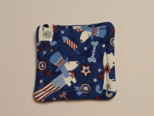 Coaster-4th of July dogs