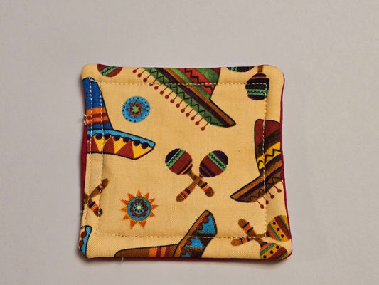 Coaster-Sombrero/red