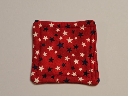 Coaster-4th of July stars/red-white-blue/double sided