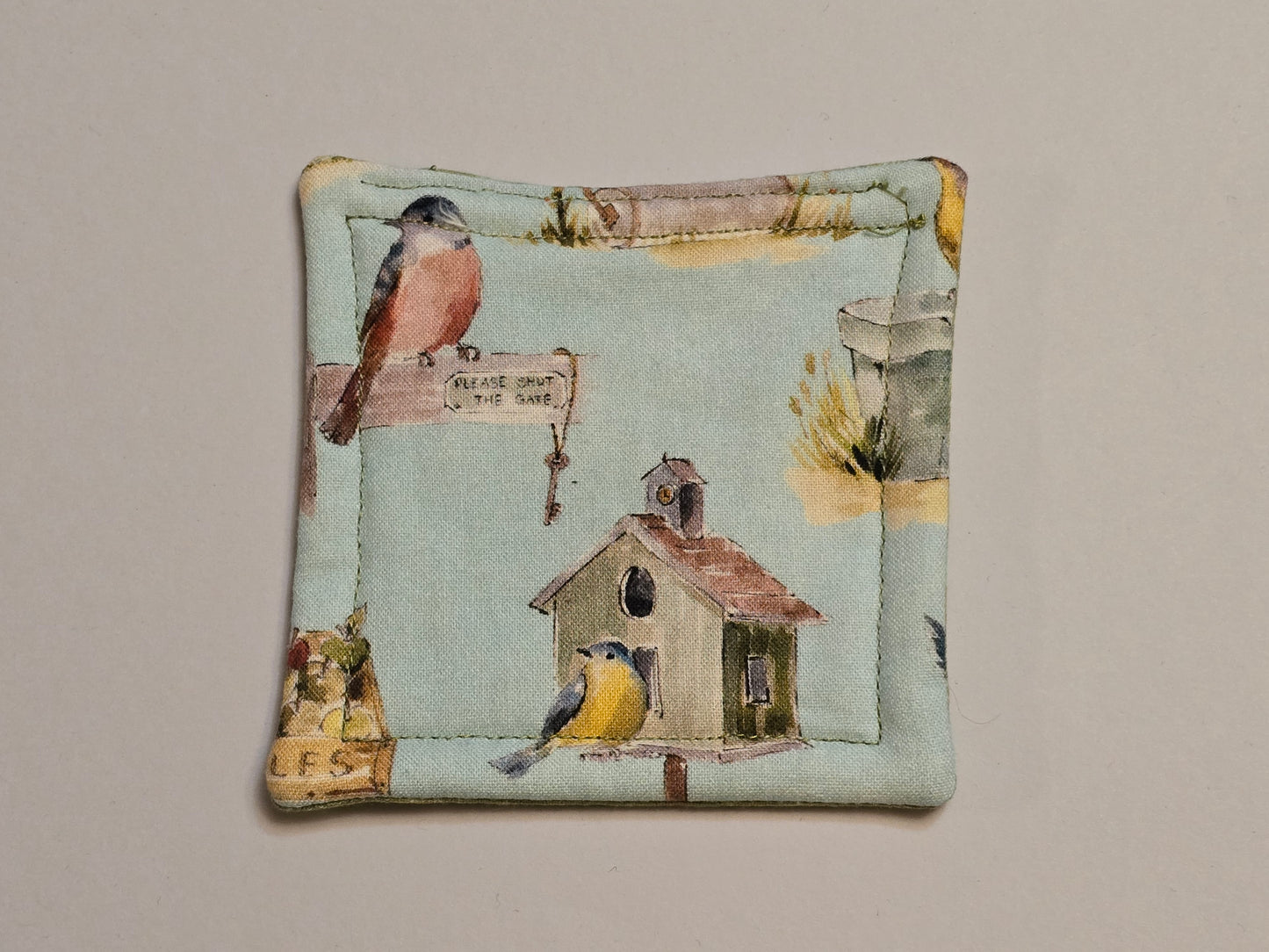 Coaster-Birds/green leaf