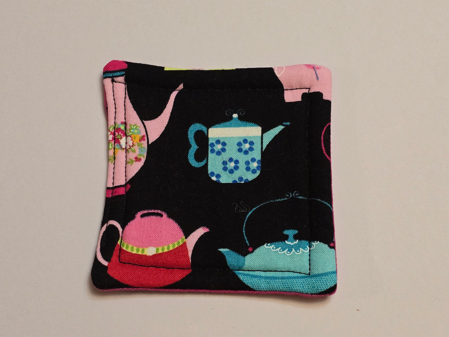 Coaster-Teapot/dark pink