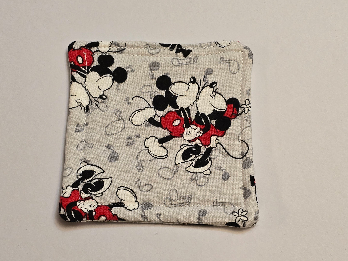 Coaster-Mickey and Minnie Mouse double sided