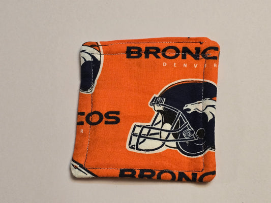 Coaster-Denver Bronco helmet and horse double sided