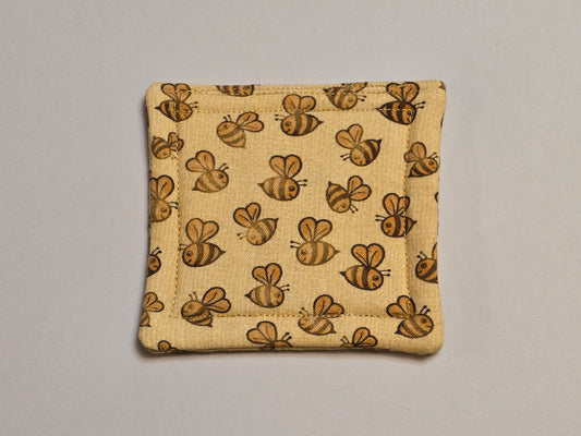 Coaster-Bee/brown and gold double sided