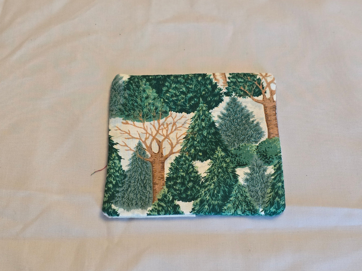 Coaster-ginger bread with pine trees