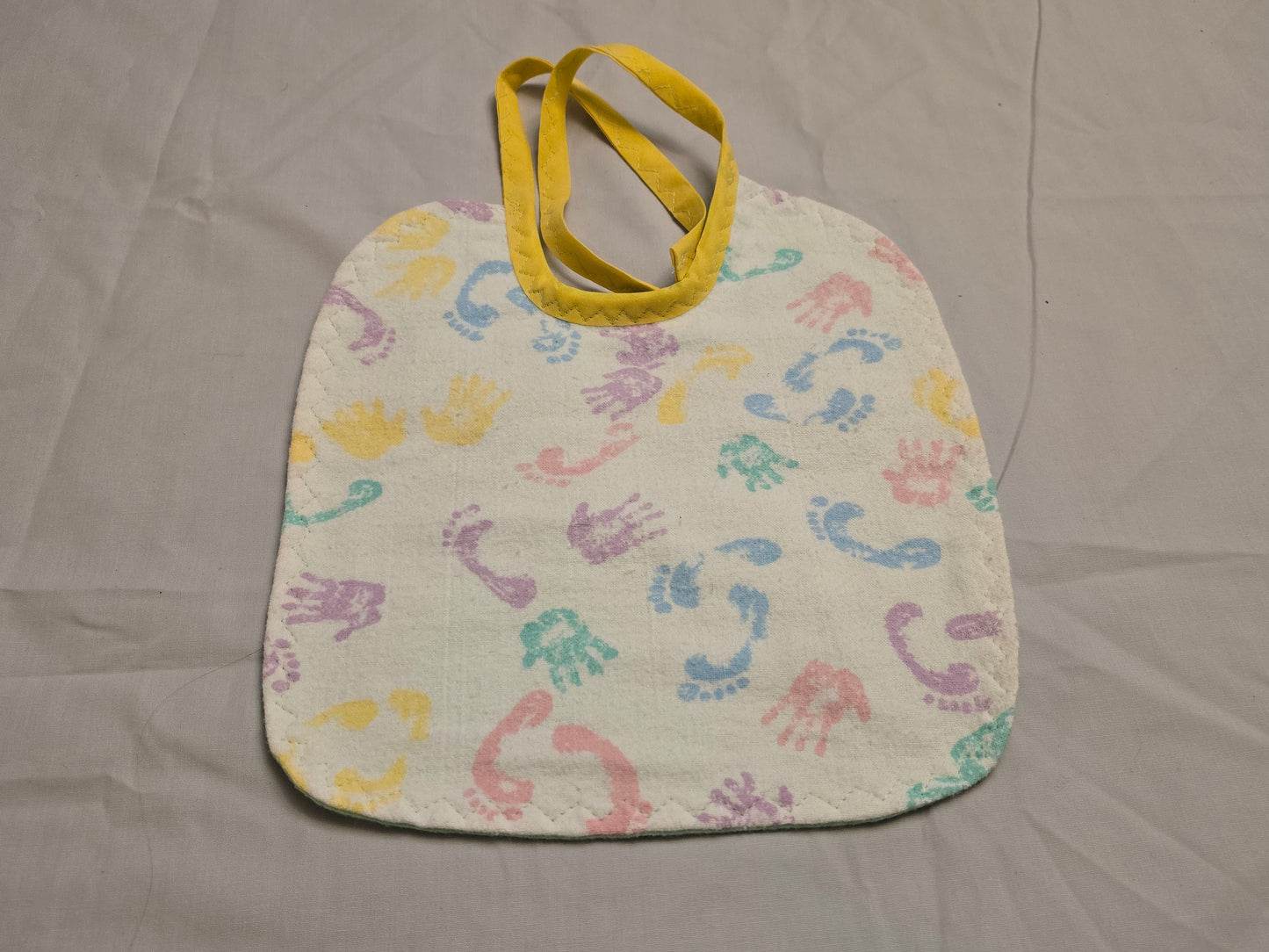 Baby hand & foot print Bibs - Medium