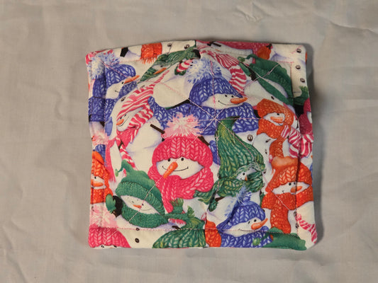 Microwave Cozy Bowl - Snowman with Scarf