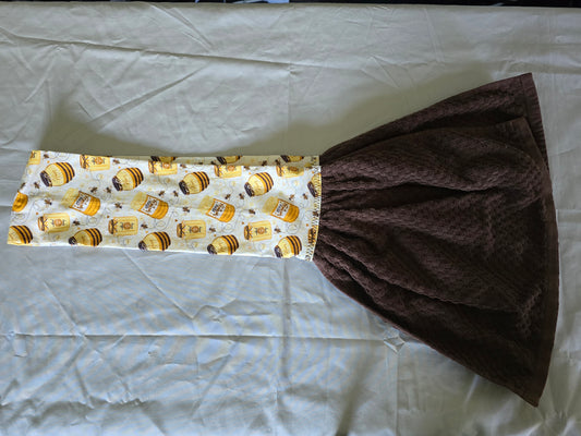 Kitchen Towel Scarf - Honey Bee Pots