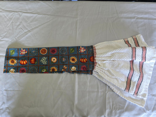 Kitchen Towel Scarf - A Sample of Fall